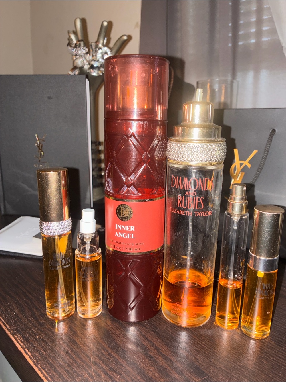 ~Elizabeth Taylor White Diamonds, Rubies Eau De Toilette Parfum and Inner Angel~ - Picture 5 of 16